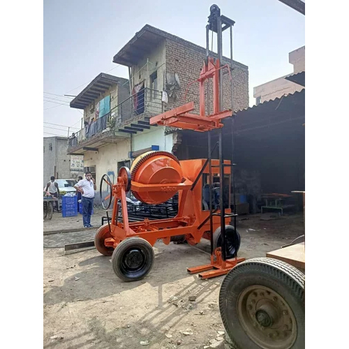 Concrete Mixer Machine With Lift - Capacity: 5 T/Hr