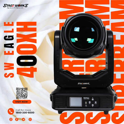 SW 400W LED 3-in-1 Moving Head Light with CMY + CTO