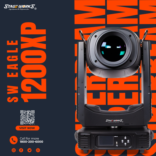 SW 1200W LED BSWF Moving Head Light (1400W Optional)