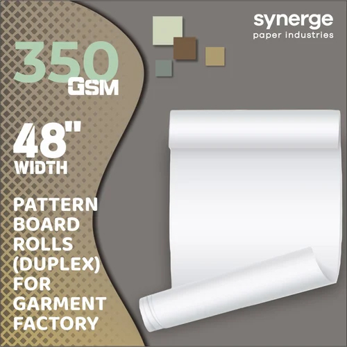 Rolls For Garment Pattern Making - Color: White