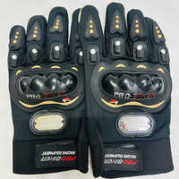 Biker Hand Gloves - Color: Black