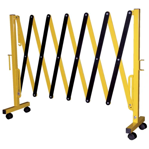 Yellow Foldable Expandable Barricade