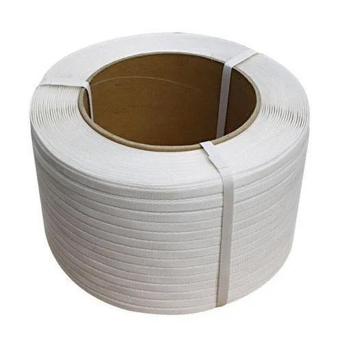 Semi Automatic Pp Box Strapping Rolls - Color: White