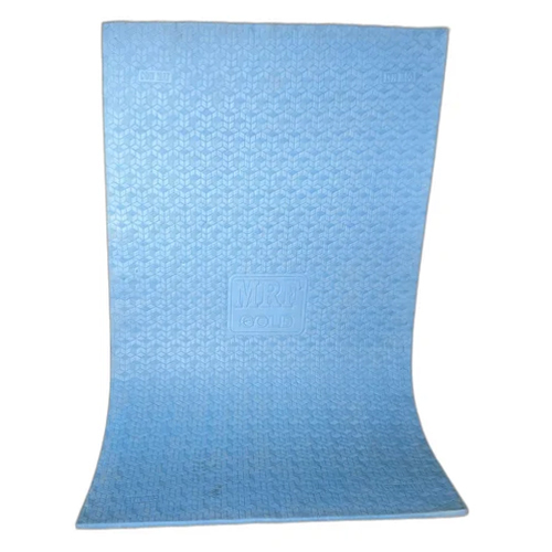 Mrf Gold Sky Blue Cow Mat - Feature: Water Proof