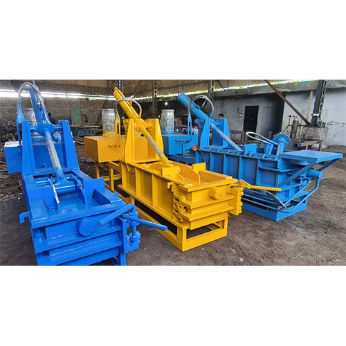 Double Action Scrap Baling Press