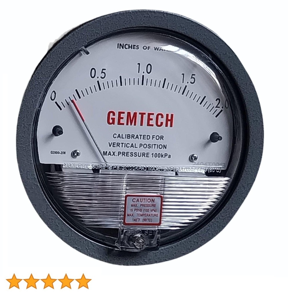 GEMTECH Differential Pressure Gauge Delhi From Sandila Industrial Area Uttar Pradesh