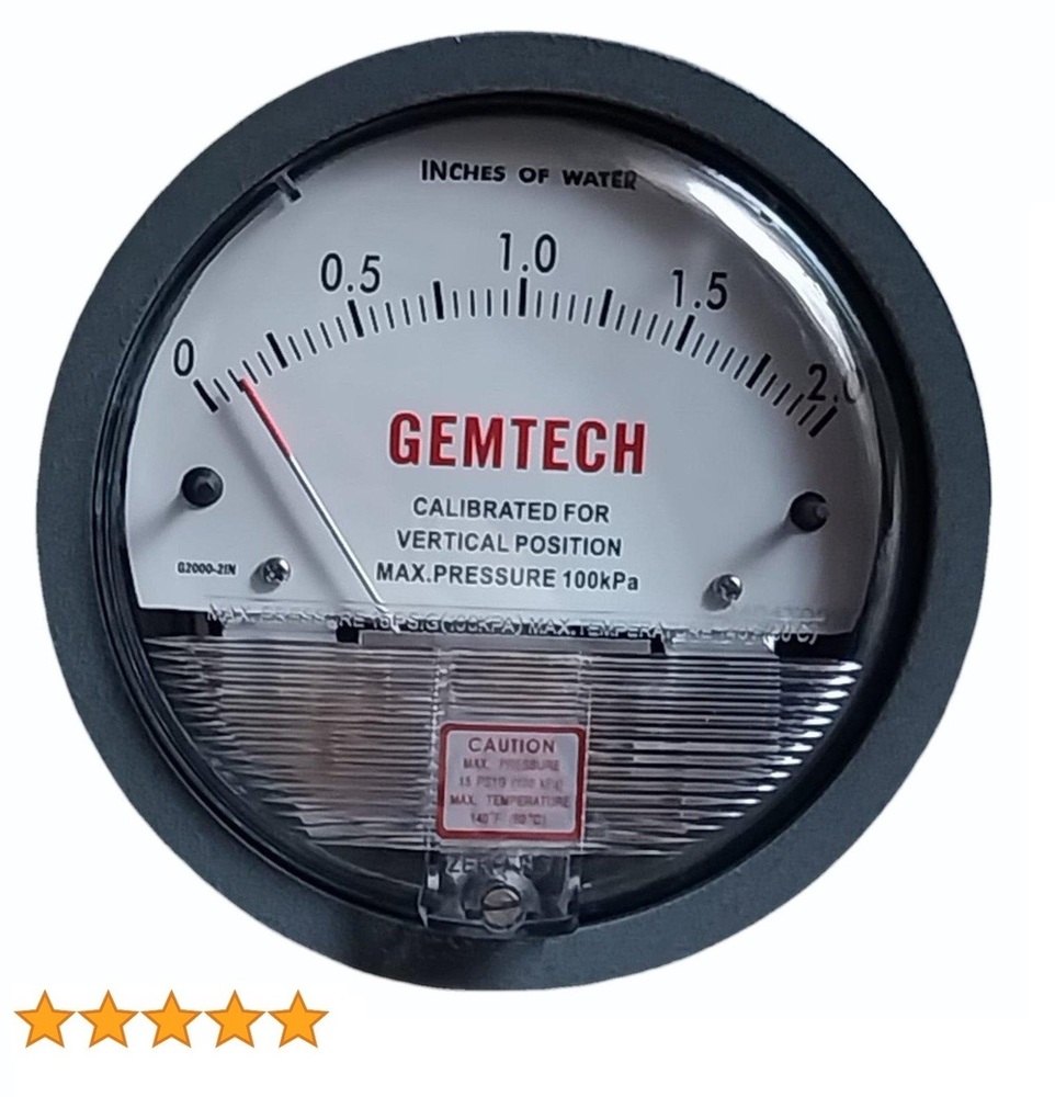 GEMTECH Differential Pressure Gauge Delhi From Dana Baba Industrial Area Assam India