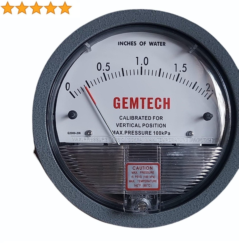GEMTECH Differential Pressure Gauge Delhi From Dana Baba Industrial Area Assam India