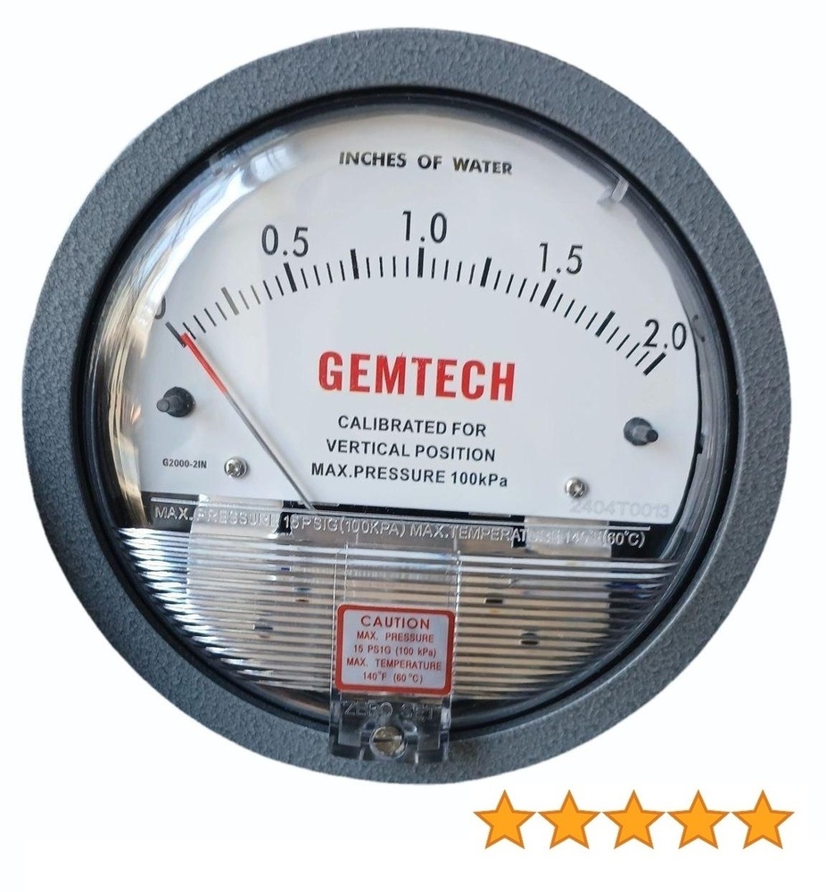 GEMTECH Differential Pressure Gauge From Patliputra Industrial Area Patna Bihar