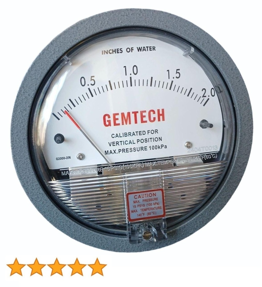 GEMTECH Differential Pressure Gauge From Patliputra Industrial Area Patna Bihar