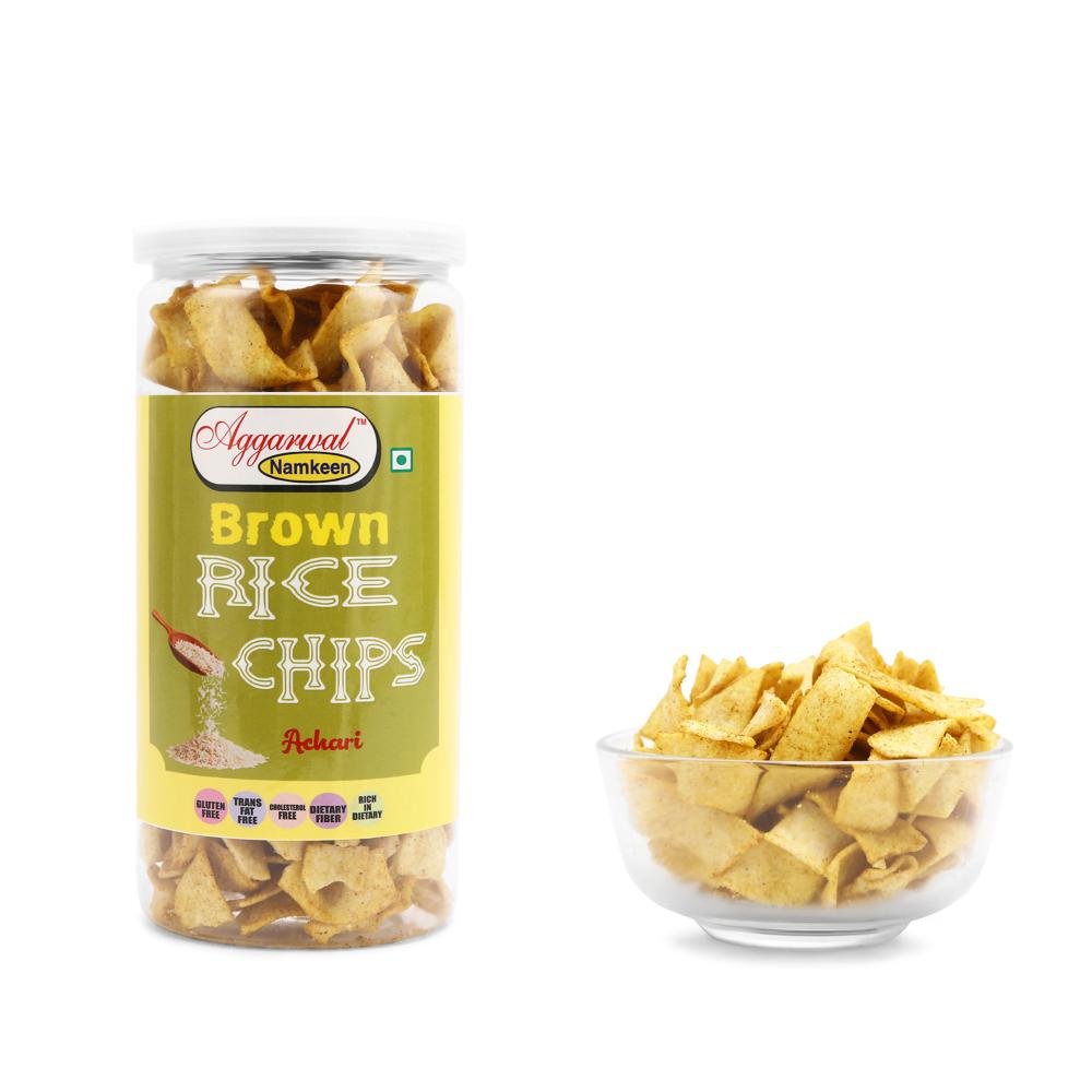 Brown Rice Achari chips 