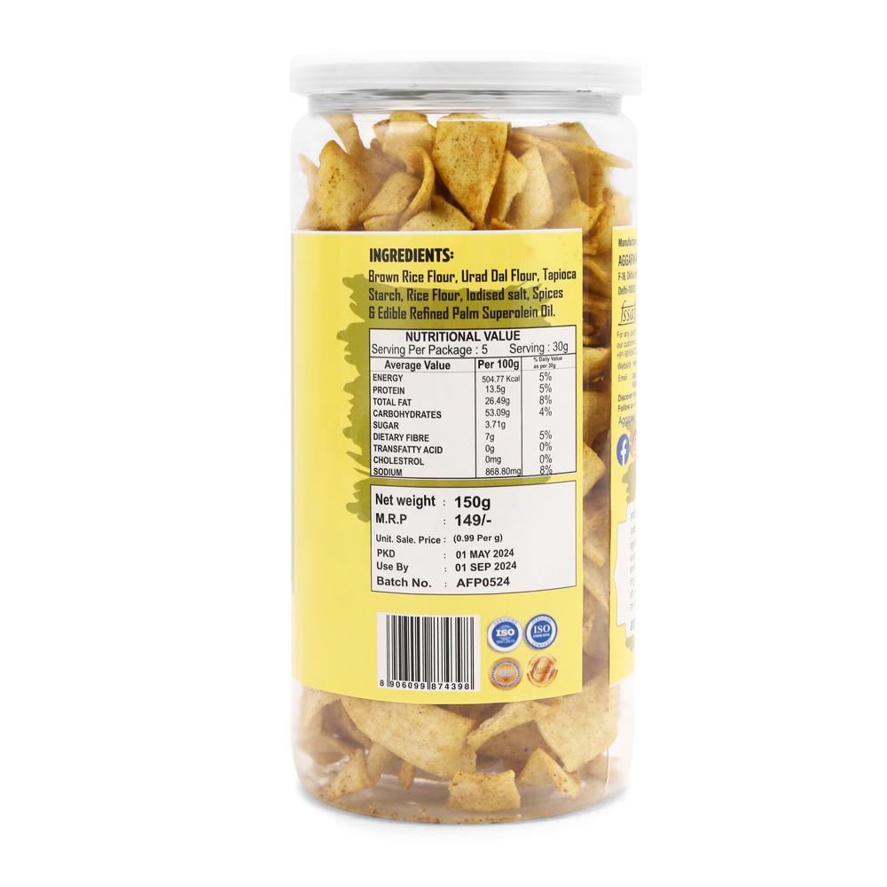 Brown Rice Achari chips 
