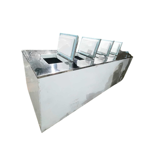 Glycol Deep Freezer - Color: Silver