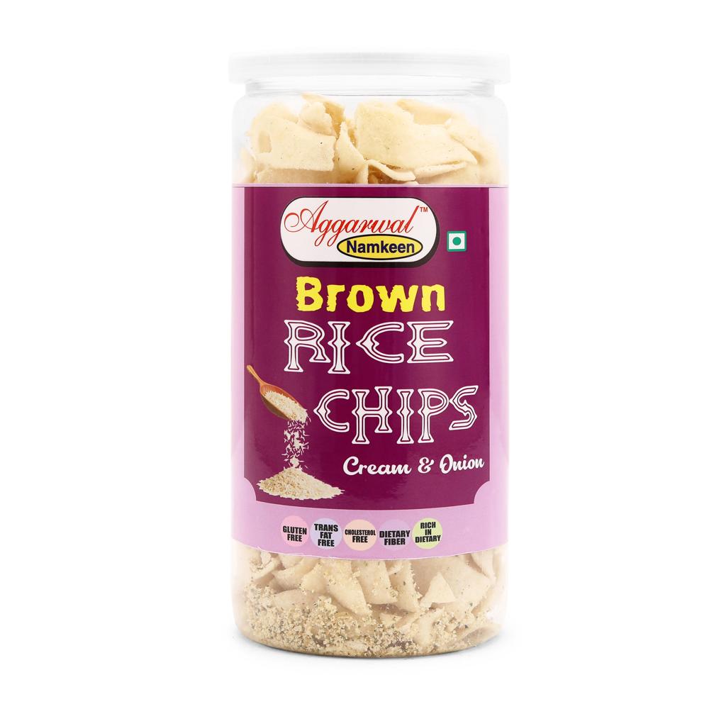 Brown Rice cream Onion Chips 