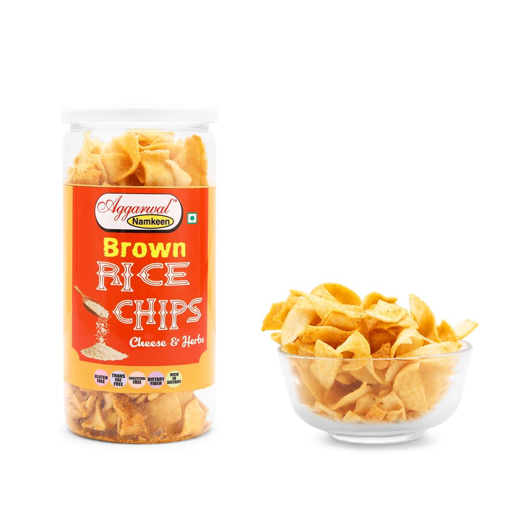 Brown Rice Cheese Herbs Chips 