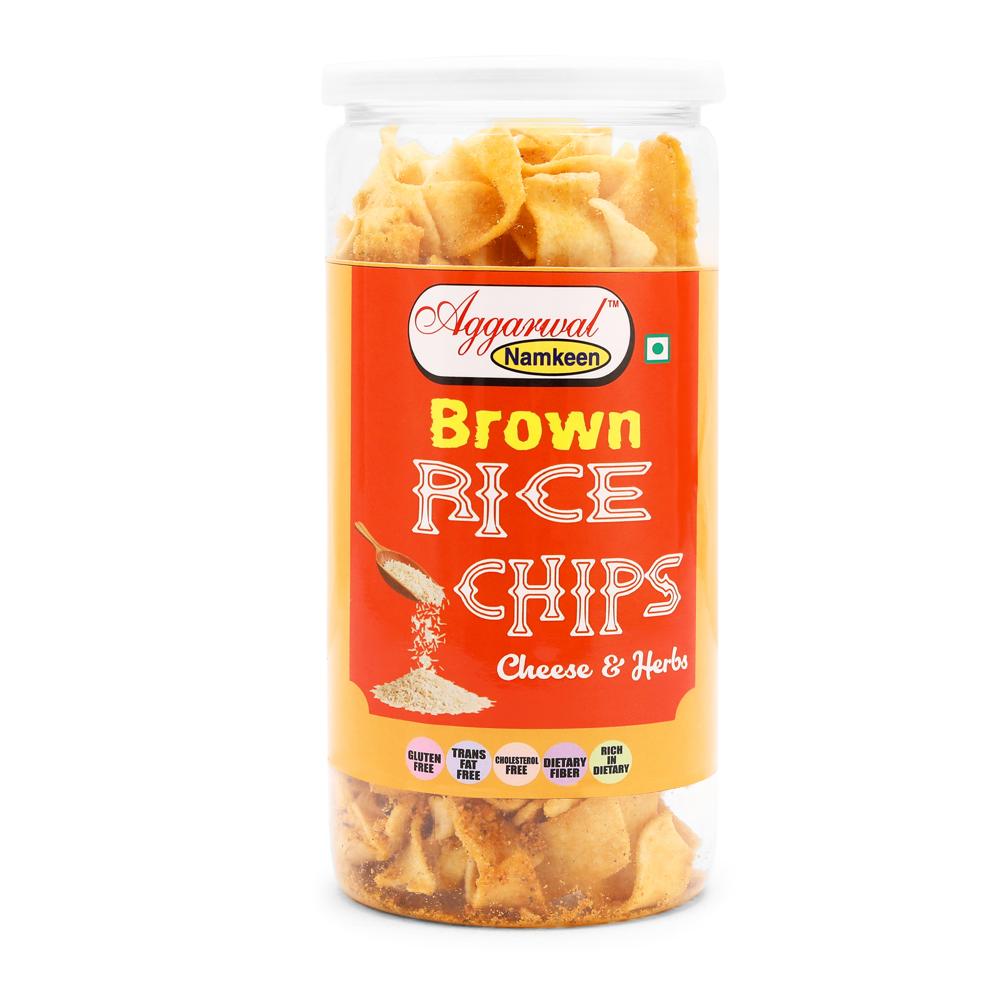 Brown Rice Cheese Herbs Chips 