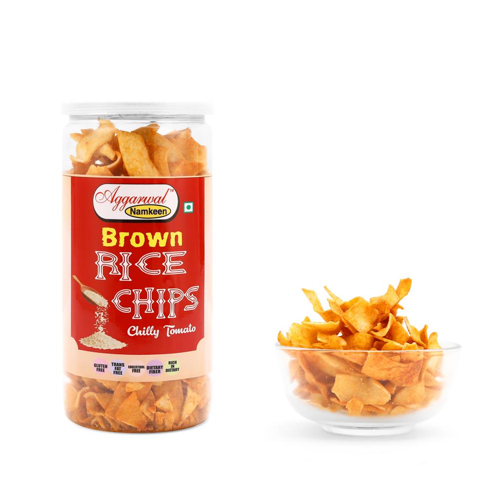 Brown Rice Chilly Tomato Chips 