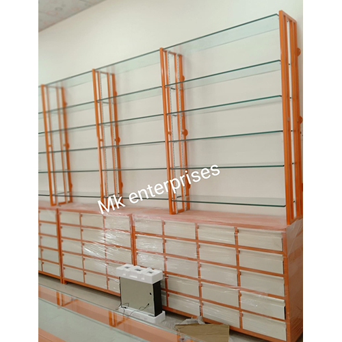 Medical Rack - Color: White And Orange