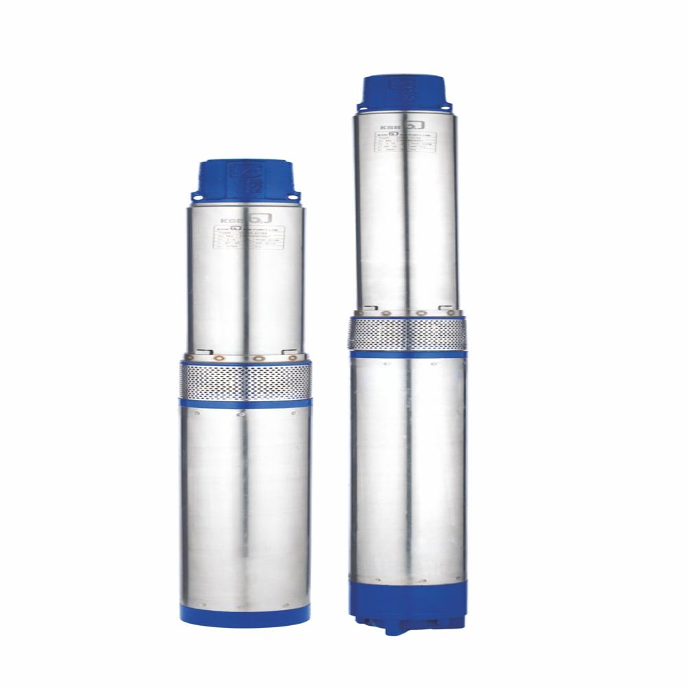 Borewell Submersible Pumpset - Color: Silver