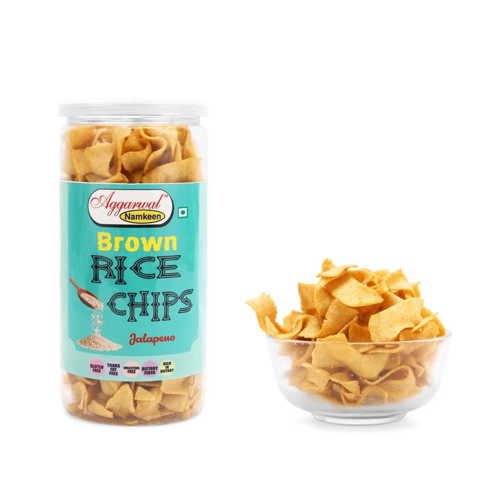 Brown Rice Jalapeno Chips 