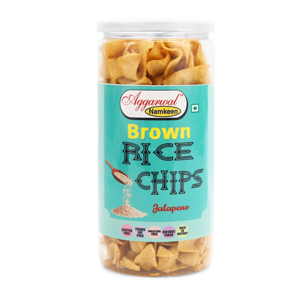 Brown Rice Jalapeno Chips - Feature: Tasty & Healthy Snacks
