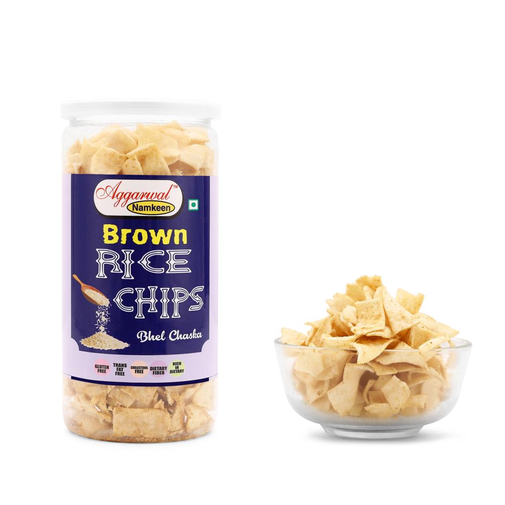 Brown Rice Bhel chaska Chips