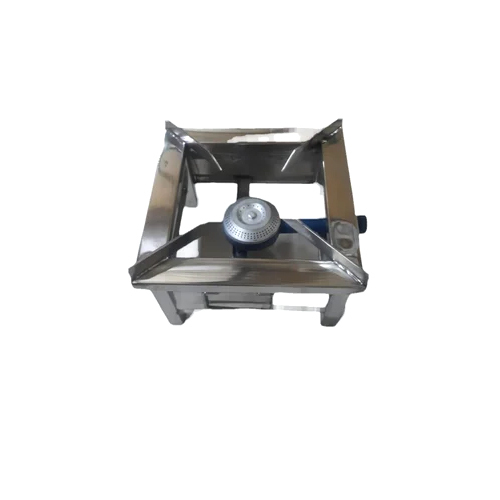 Stainless Steel Single Gas Bhatti - Dimension (L*W*H): 10X10X8 Inch (In)