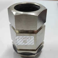 Comet Cable Gland - Solid Brass, Round Conductor, Silver Connector | Industrial Application, Secure And Reliable Electrical Connections