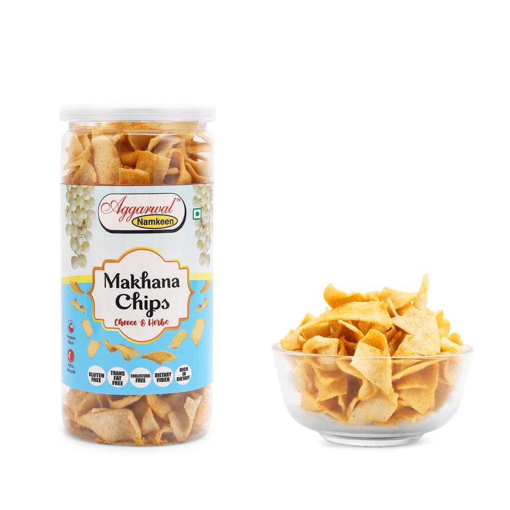 Makhana Cheese Herbs Chips  - Feature: Tasty & Healthy Snacks