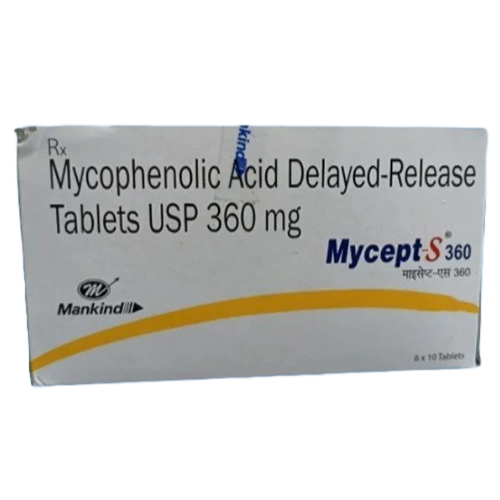 360 MG Mycophenolic Acid Delayed-Release Tablets USP
