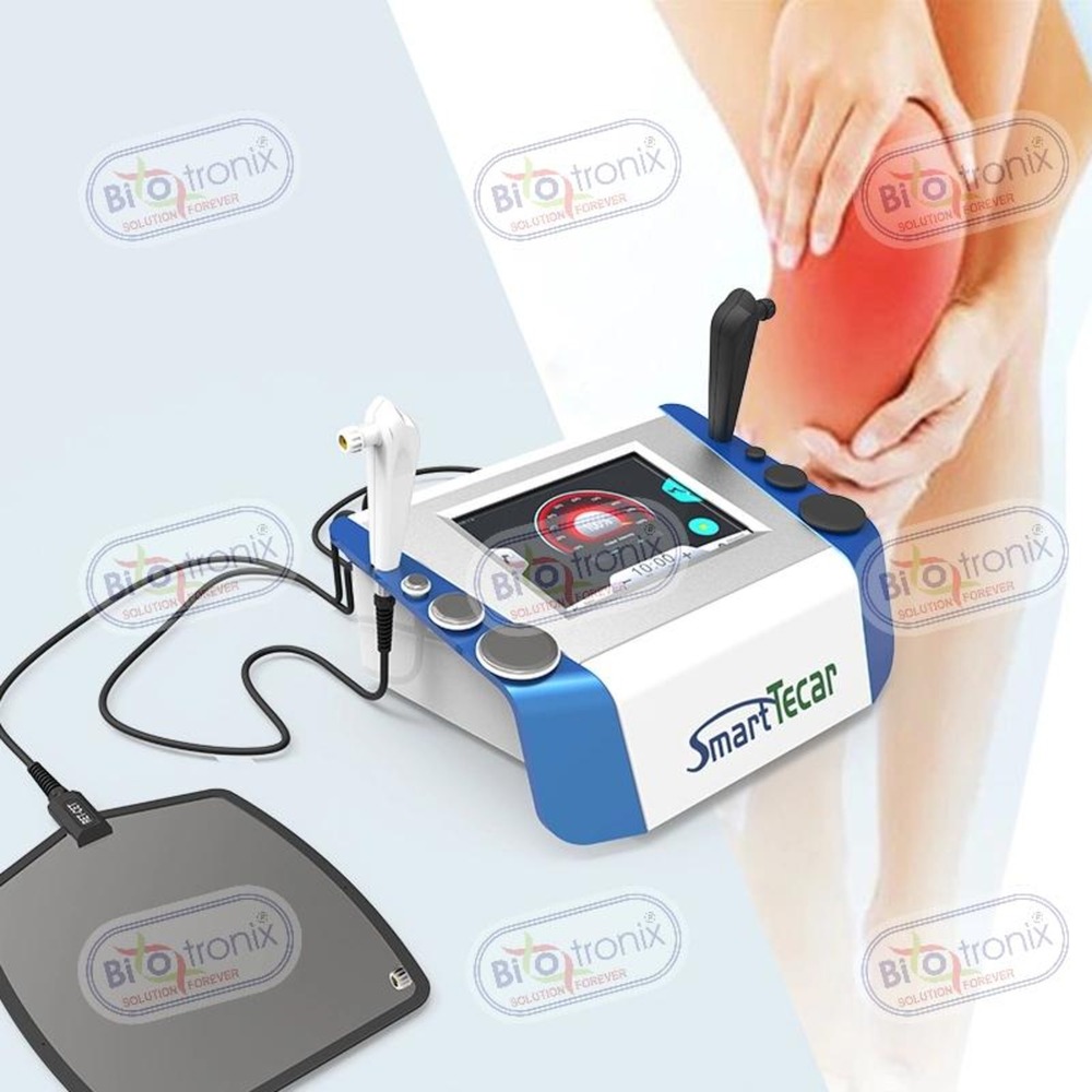 PlasticsABS Rectangular Smart Tecar Wave RF Therapy Machine for Physical Therapy, For Sports Injury Recovery