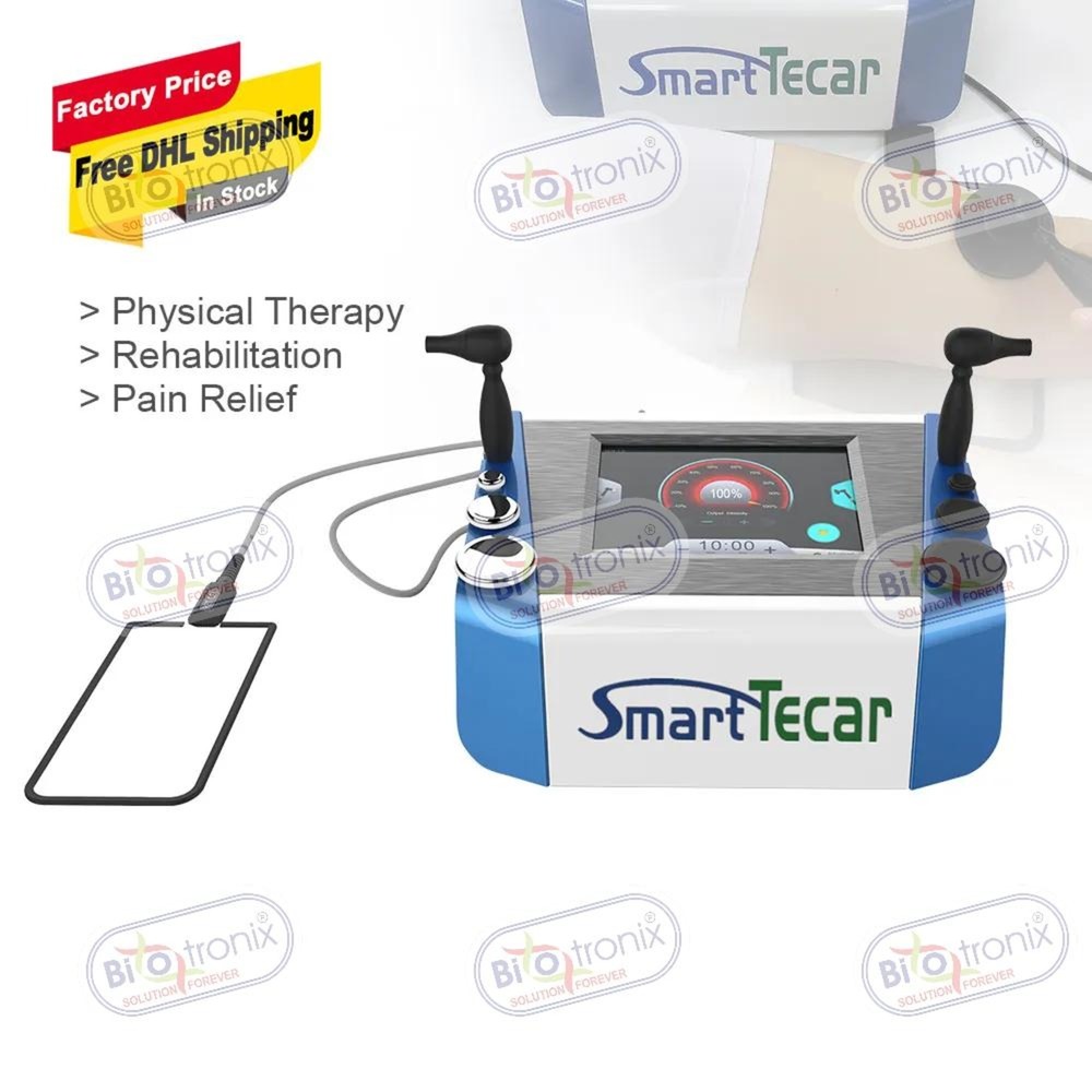 PlasticsABS Rectangular Smart Tecar Wave RF Therapy Machine for Physical Therapy, For Sports Injury Recovery