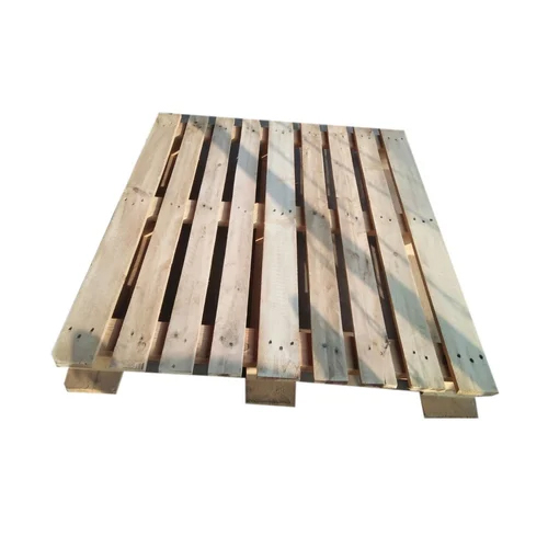 Fumigated Wooden Pallets - Color: Brown