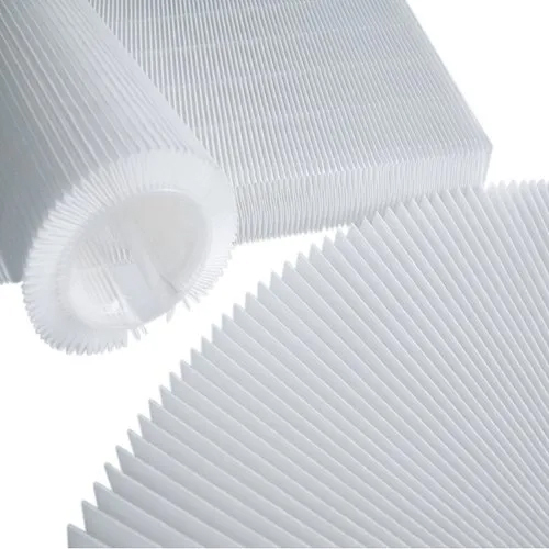 Pp Mini Pleat Filter Media - Color: White