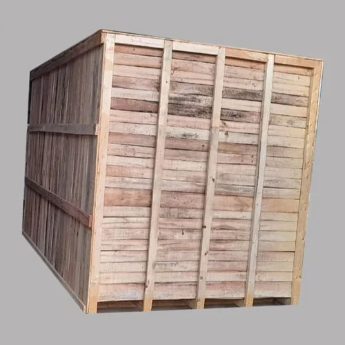 Rubber Wood Packaging Box - Color: Brown