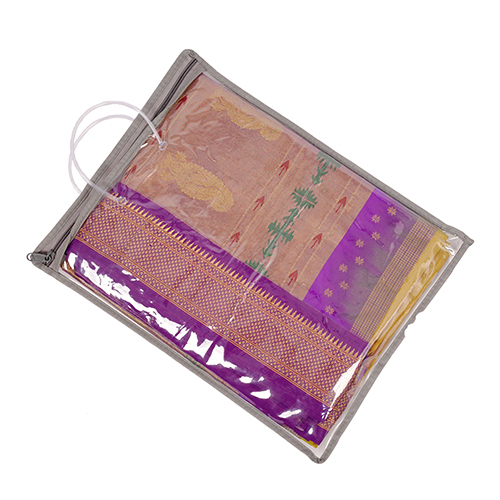 15mm Gray PVC Piping Transparent Packaging Bag With PVC Handle