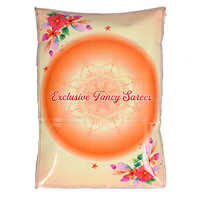 10mm PVC Backside Digital Print Front Patti Print Transparent Bag