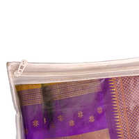 10mm PVC Backside Digital Print Front Patti Print Transparent Bag
