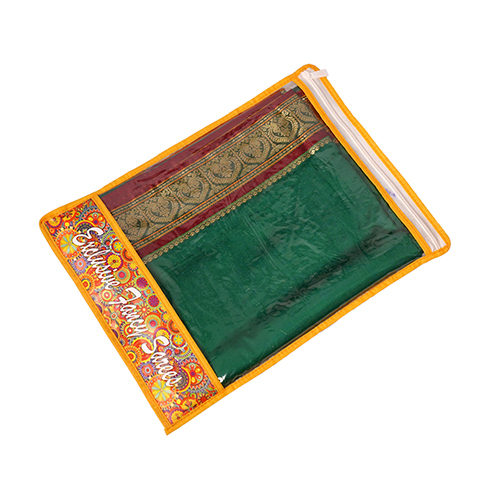 10mm PVC Backside Printed Front Patti Print Transparent Bag