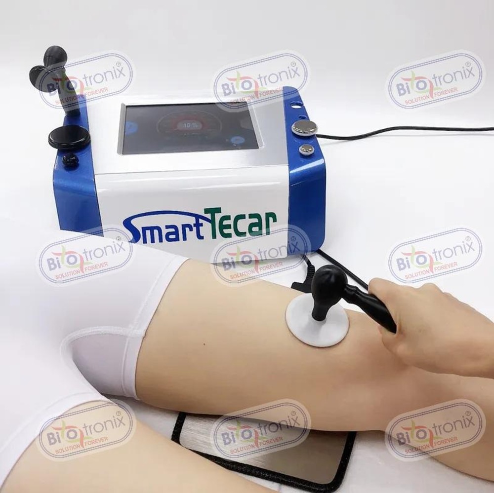 Biotronix Solution Foreverportable Smart Tecar Therapy Machine - High-frequency Rf Technology For Efficient Pain Management, Non-invasive Treatment For Sports Injuries