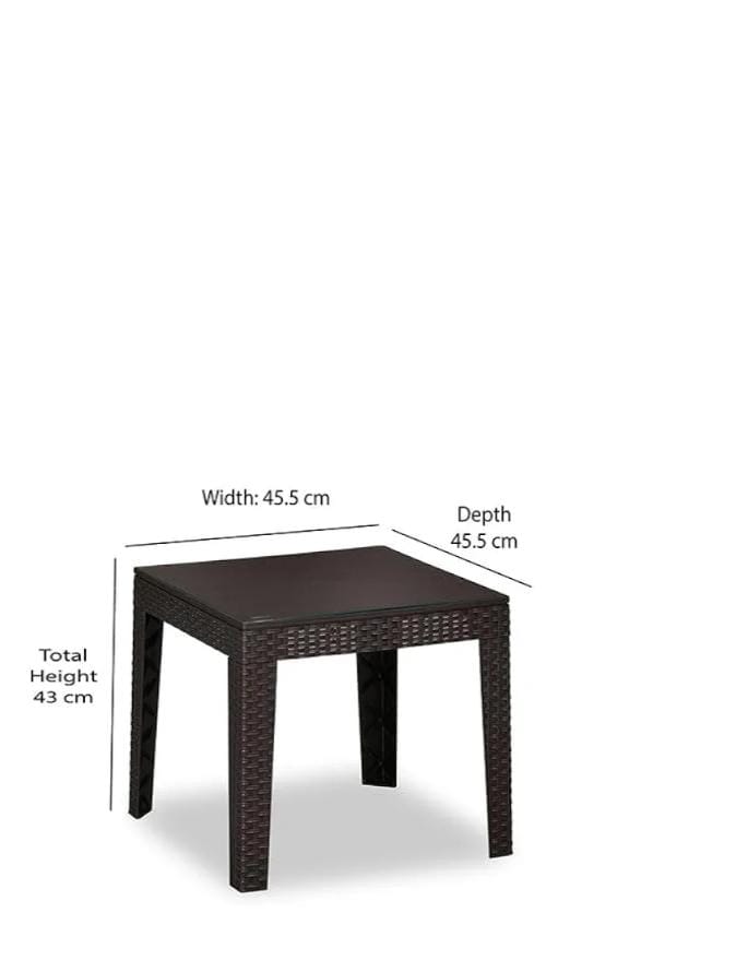 NILKAMAL BREEZE CENTER TABLE ( with glass)