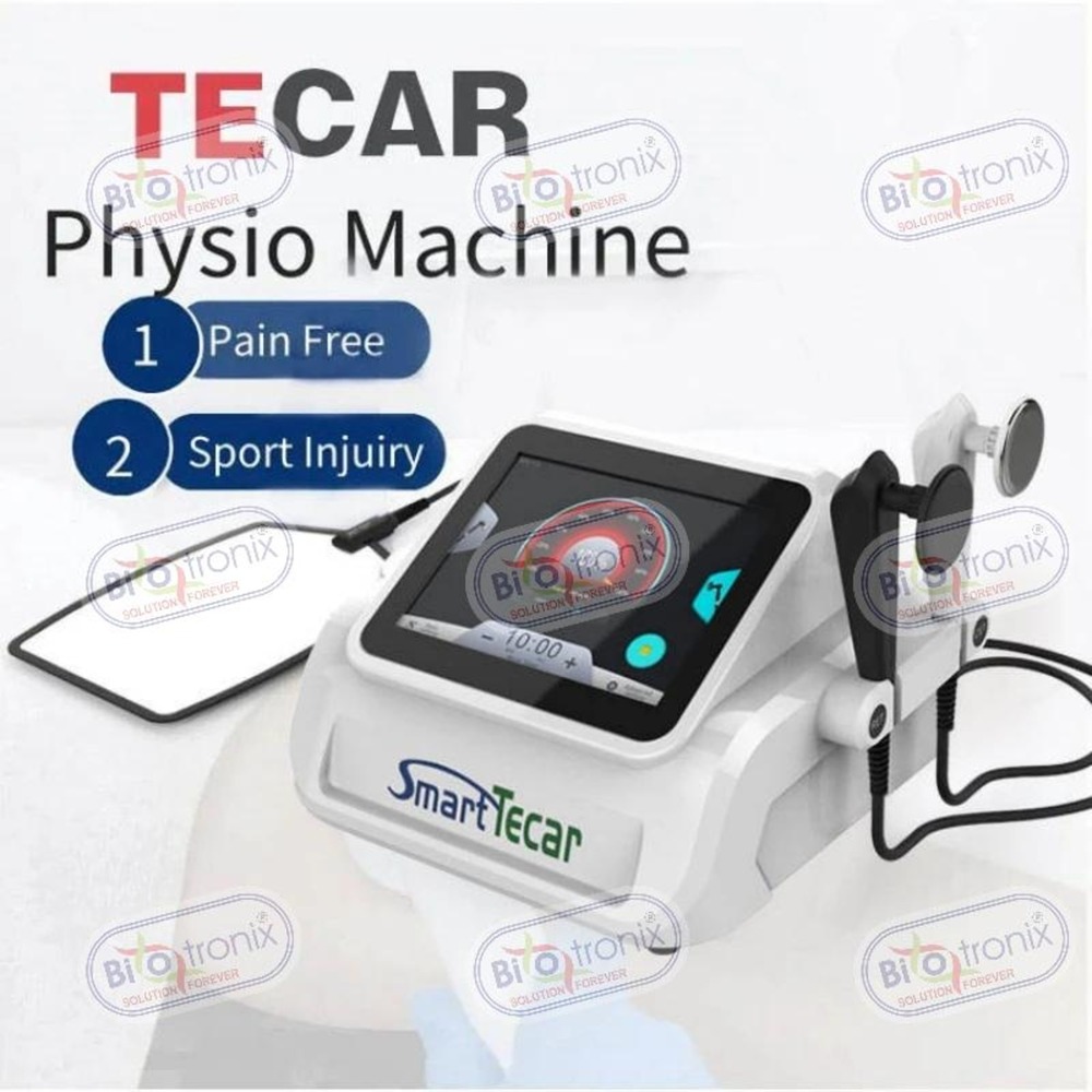 Smart Tecar Monopole Rf Radiofrequency Ret Cet Physiotherapy Machine - 300w Power, 10.4-inch Touch Screen | Dual Cet & Ret Therapy, Portable Design