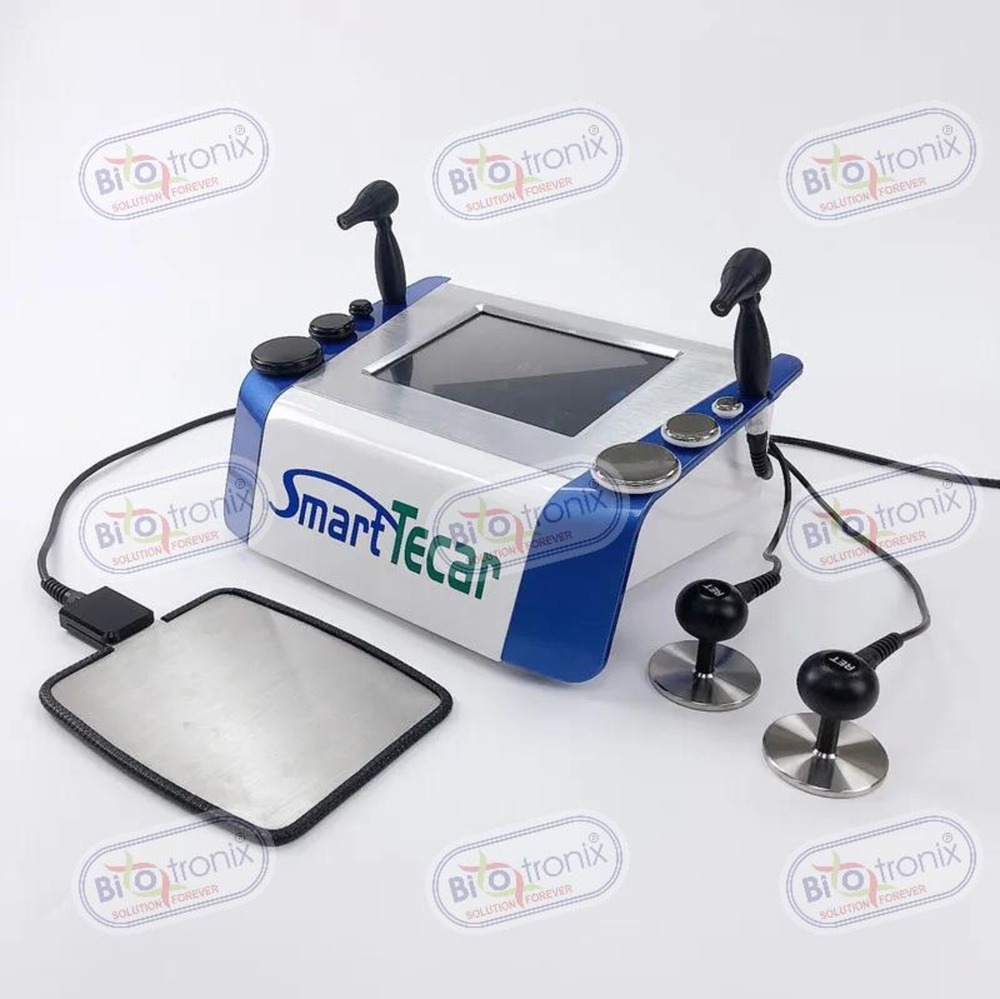 Smart Tecar Monopole Rf Radiofrequency Ret Cet Physiotherapy Machine - 300w Power, 10.4-inch Touch Screen | Dual Cet & Ret Therapy, Portable Design