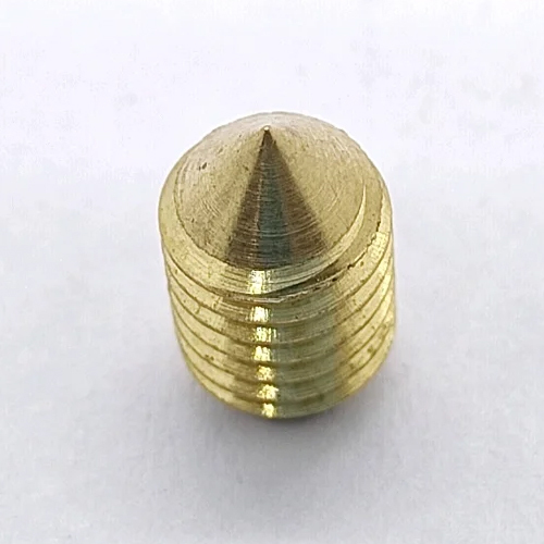 1.5Inch Brass Cone Point Grub Screw - Application: Industrial