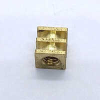 Brass Square Insert - Color: Golden