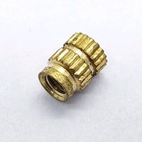 Brass Round Moulding Insert - Color: Golden