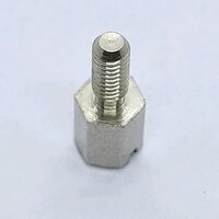 0.5 Mm Brass Hexagonal Standoff Bolt - Color: Silver