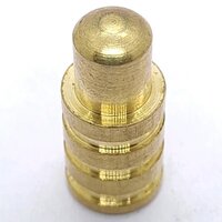 1-2 Inch Brass Male Connector - Color: Golden