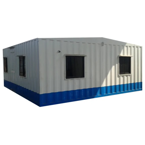 Mild Steel Modular Portable Cabin - Color: Blue