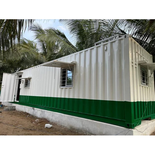 Prefab Mild Steel Portable Bunk House - Color: White